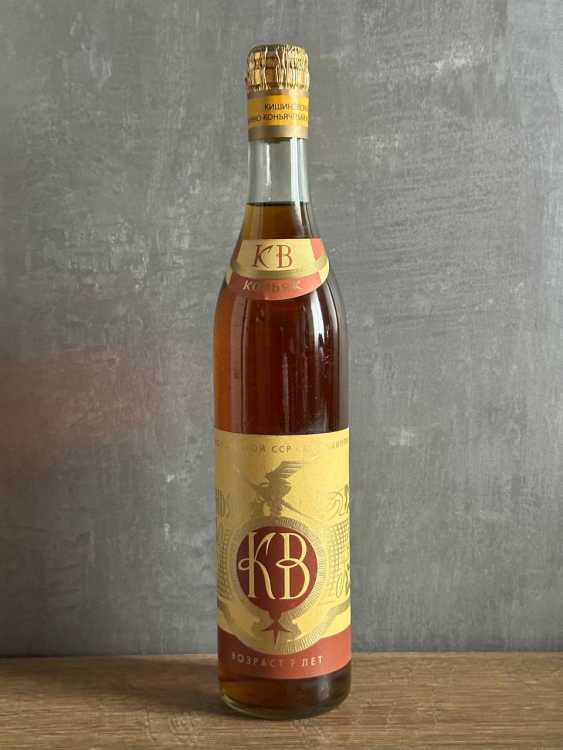 Молдавский "КВ 7 лет" 11.04.1989 года. 0,5 л. СССР. Редкий. 