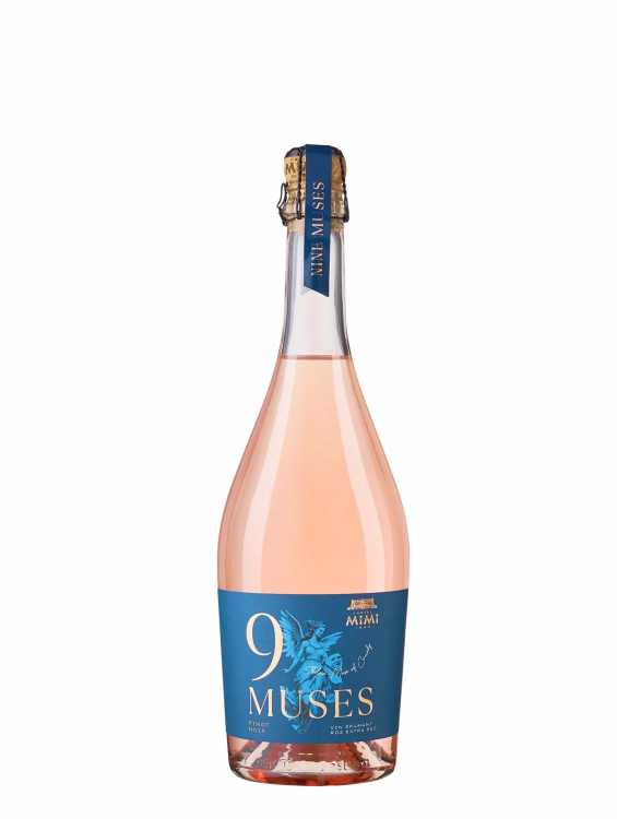 Шампанское «9 muses» 2025 Pinot Noir, Mimi. 0,75