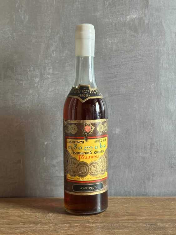 Грузинский "Тбилиси 15-20 лет" 1979 года. 0,5 л. СССР. Ленинградский. Редкий. 