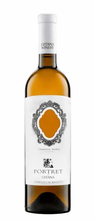 Вино «Portret de Gitana» 2024 Chardonnay - Riesling. 0,75