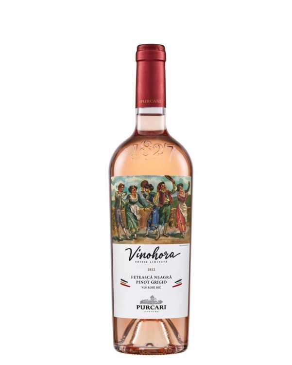 Вино «Vinohora» 2024 Feteasca Neagra - Pinot Grigio розовое, Purcari. 0,75 Вино «Vinohora» 2024 Feteasca Neagra - Pinot Grigio розовое, Purcari. 0,75