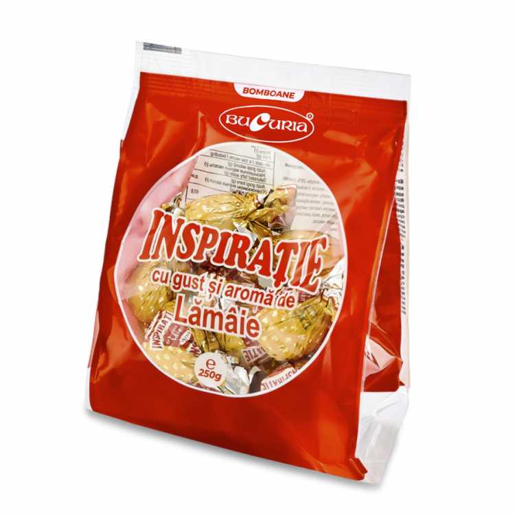 Конфеты "Вдохновение" с лимоном, Букурия, 250 г.