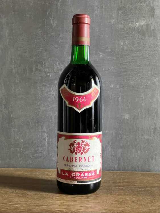 Вино Cabernet Riserva Foscari 1964 года