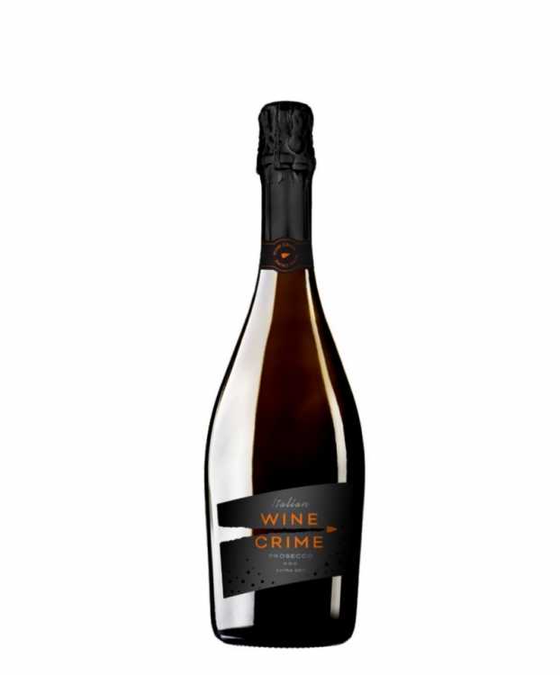 Шампанское «Wine Crime» Prosecco DOC, экстра-сухое белое, Domeniile Cuza. 0,75