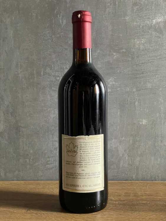 Вино Trentino Cabernet Sauvignon 1989 года