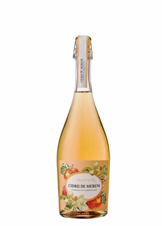 Газированное вино «Cidru de Mereni» полусладкое, Carlevana. 0,75