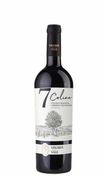 Вино «7 Coline» 2023 Feteasca Neagra & Cabernet Sauvignon, Vinaria din Vale. 0,75