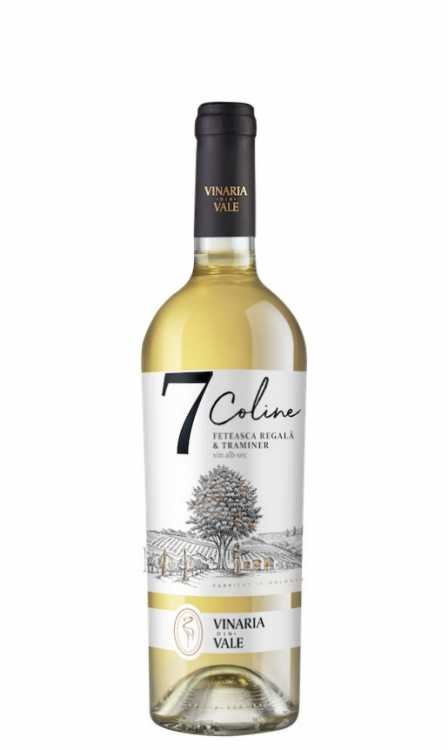 Вино «7 Coline» 2023 Feteasca Regala & Traminer, Vinaria din Vale. 0,75