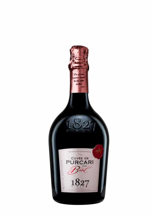 Шампанское «Cuvee de Purcari» розовое брют. 0,75