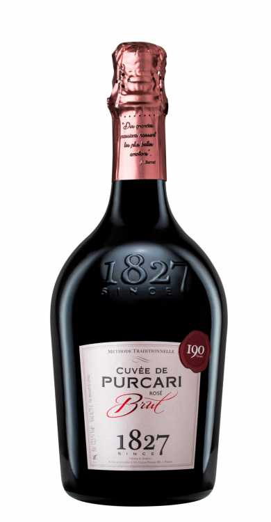 Шампанское «Cuvee de Purcari» розовое брют. 0,75