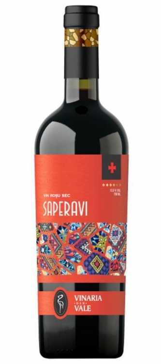 Вино «Saperavi» 2020 Mozaic, Vinaria din Vale. 0,75