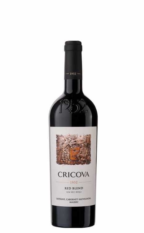 Вино «Red Blend» 2022 Saperavi - Cabernet-Sauvignon - Malbec, Cricova. 0,75