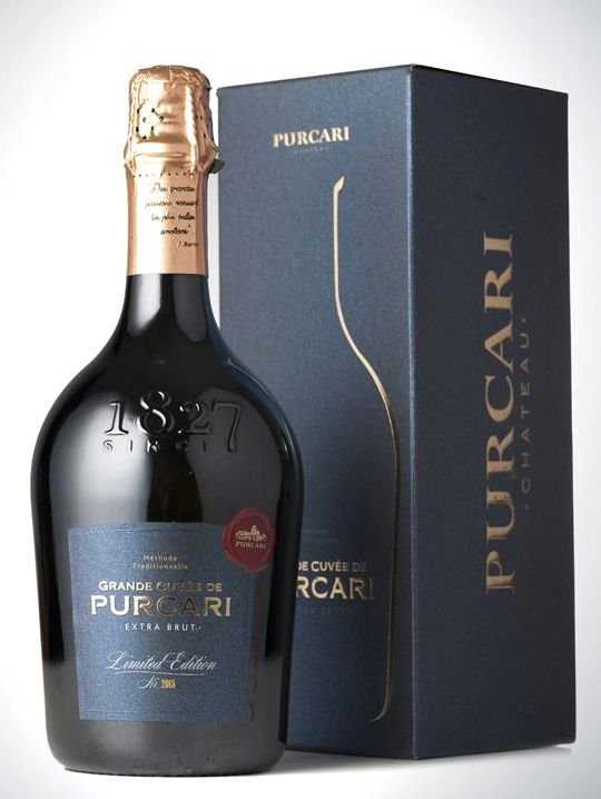 Шампанское «Grande Cuvee de Purcari» 2021 экстра-брют. 0,75