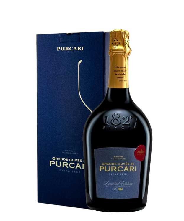 Шампанское «Grande Cuvee de Purcari» 2021 экстра-брют. 0,75